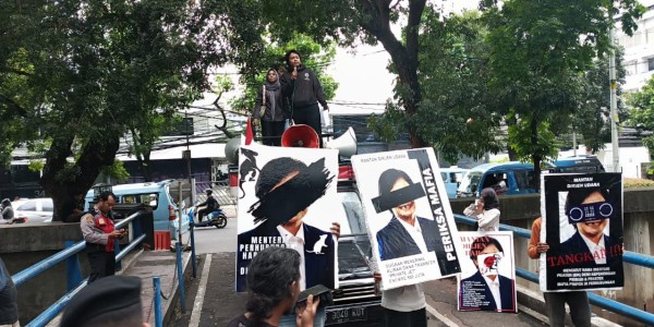Aliansi Rakyat Anti Mafia Minta KPK Periksa Stafsus Menhub Maria Kristi