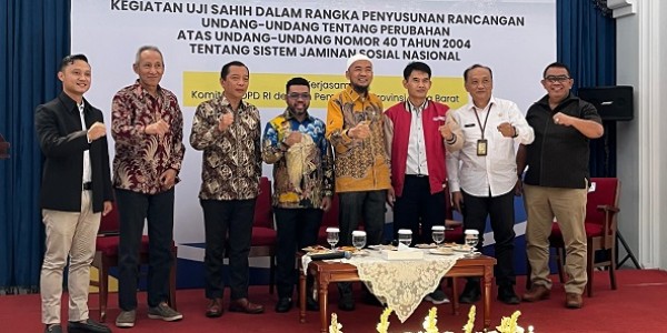 Komite III DPD RI melakukan Uji Sahih Revisi UU SJSN di Pemprov Jabar
