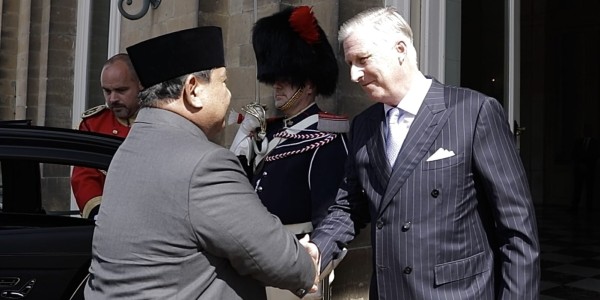 Presiden Prabowo Bertemu Raja Belgia Philippe di Istana Laeken