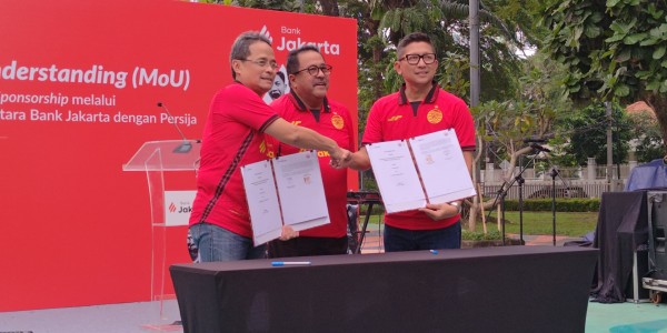 Persija Resmikan Kerja Sama Sponsorship dengan Bank Jakarta