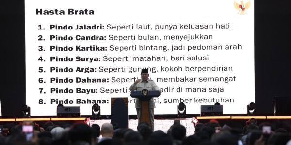 Prabowo: Pemimpin Harus Seperti Bumi, Diinjak Tapi Tetap Beri Kehidupan