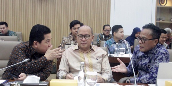 Raker Komisi VI DPR Dengan Pengelola Danantara
