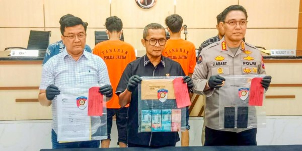 Diduga Peras Kadindik Jatim 20 Juta, Dua Mahasiswa Ditangkap Polda