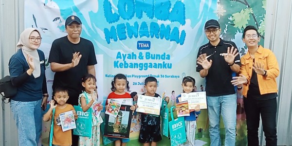 Aliansi Wartawan Surabaya Gelar Lomba Mewarnai Bertema “Ayah Bunda Kebanggaanku”
