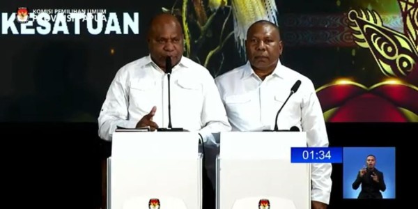 Pasangan Fakhiri–Aryoko Tampil Meyakinkan dan Menguasai Debat Publik PSU Pilgub Papua