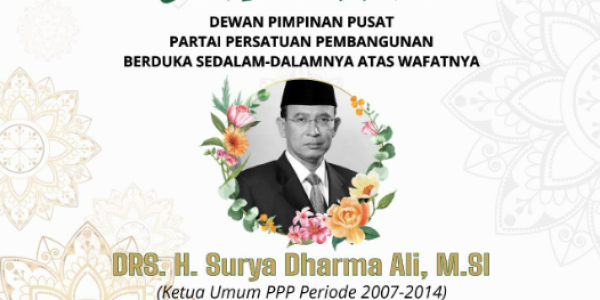 Kabar Duka, Menteri Agama Era SBY Suryadharma Ali Meninggal Dunia