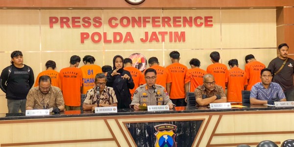 12 Tersangka Sindikat Curanmor Berhasil Diamankan Polda Jatim Sepanjang Juli 2025