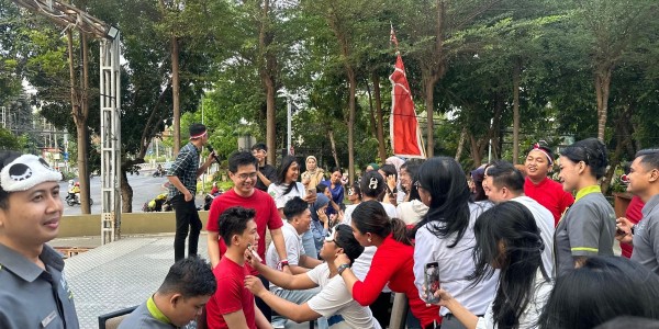 Dari Donor Darah hingga Lomba Rakyat, Grand Whiz Hotel Praxis, Intiland Tower & Kawasan Praxis Rayakan Kemerdekaan dengan Meriah