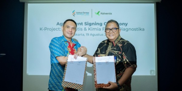 Tingkatkan Layanan Vaksinasi, PT Kimia Farma Diagnostika Gandeng PT Kalventis Sinergi Farma