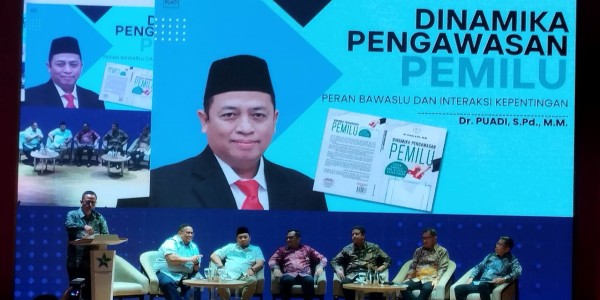 Luncurkan Buku Dinamika Pengawasan Pemilu, Puadi: Bawaslu Penentu Arah Demokrasi