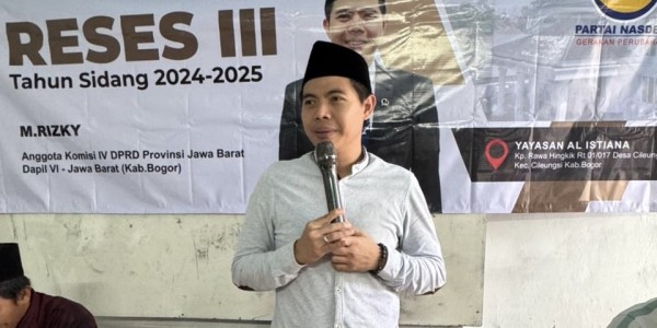 M Rizky: Rakerwil NasDem Jabar Siapkan Strategi Pemenangan 2029