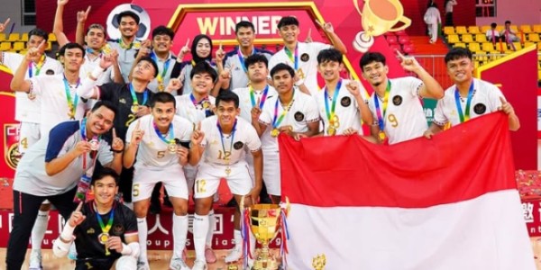 Kalahkan Denmark, Timnas Futsal Indonesia Juara CFA International Tournament di China