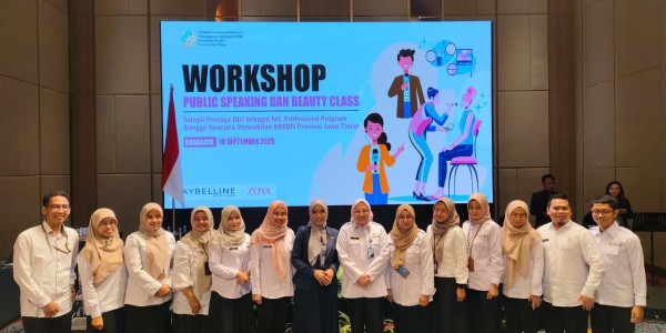 Tingkatkan Kemampuan SDM, Kemendukbangga/BKKBN Jatim Adakan Pelatihan Public Speaking