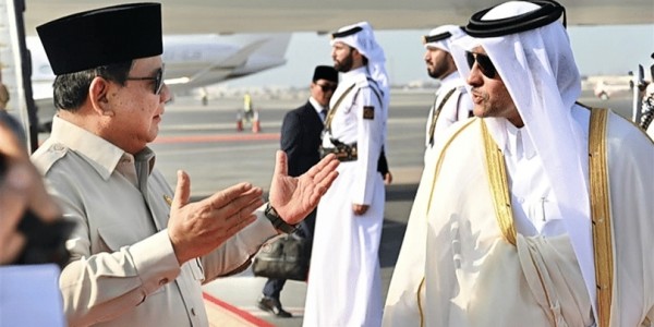 Tiba di Doha, Prabowo Temui Emir Qatar Pasca Serangan Israel