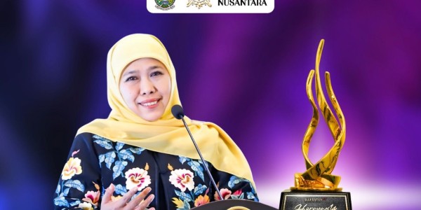 Sabet Penghargaan Daerah Peduli Inventasi, Gubernur Khofifah: Penghargaan Ini Bukti Sinergi Wujudkan Jawa Timur Magnet Investasi