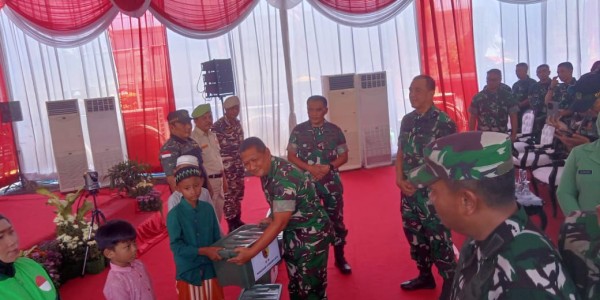 Kasrem 084/Bj Hadiri Baksos Peringati HUT ke-80 TNI, Wujudkan TNI Dekat dengan Rakyat