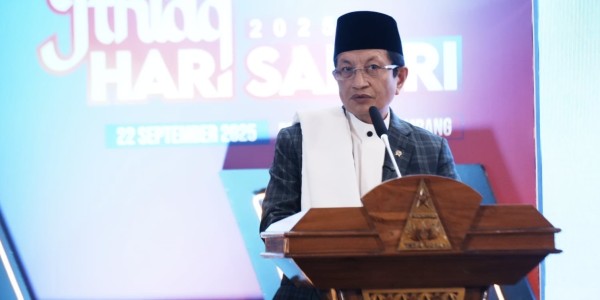 Buka Hari Santri 2025, Menag Ungkap Rencana Eselon I Khusus Urus Pesantren