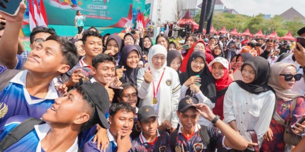 Jatim Sportiv Festival Pecahkan Rekor MURI di Haornas XLII 2025