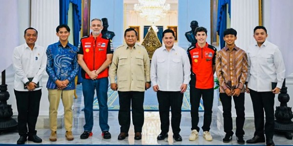 Sambut Juara Dunia Marc Marquez di Istana, Prabowo: Simbol Kebangkitan Sport Tourism dan Balap Indonesia