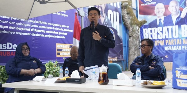 NasDem Jabar Siapkan HUT ke-14, M. Rizky: Bukti Konsistensi Kehadiran Partai untuk Rakyat