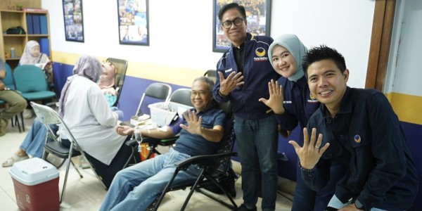 NasDem Jabar Awali HUT ke-14 dengan Donor Darah, Teguhkan Semangat Kemanusiaan