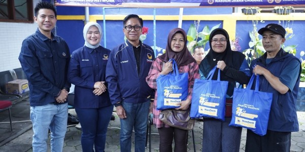 NasDem Jabar Rayakan HUT ke-14 Lewat Aksi Sosial di Tengah Masyarakat