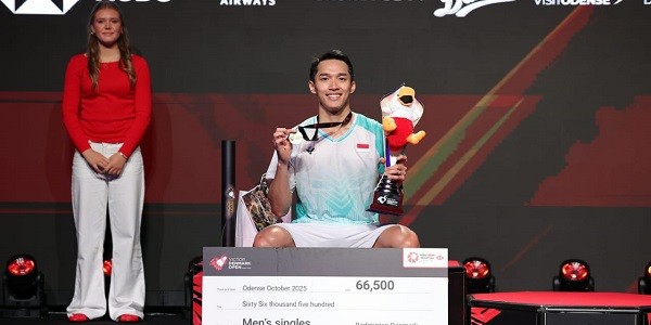 Jojo Juara Denmark Open 2025, Erick Thohir: Ini Teladan Kegigihan dan Semangat Patriotik