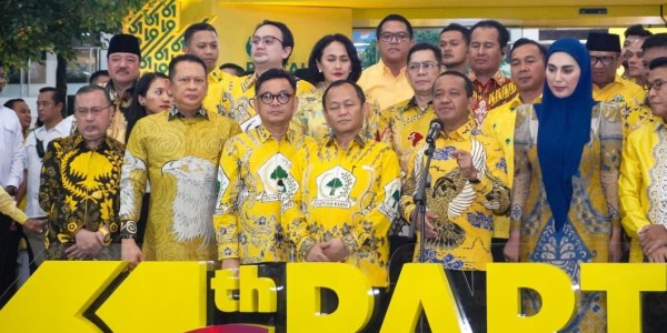 HUT Partai Golkar, Bamsoet Tegaskan Komitmen Golkar Kawal Pemerintahan Prabowo-Gibran