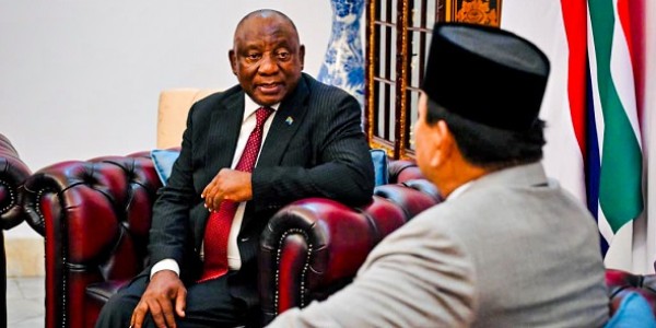 Presiden Prabowo Subianto dan Presiden Cyril Ramaphosa Perkuat Kolaborasi Indonesia-Afrika Selatan
