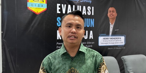 Survei CISA: 74,8 Persen Masyarakat Puas dengan Kinerja Gibran