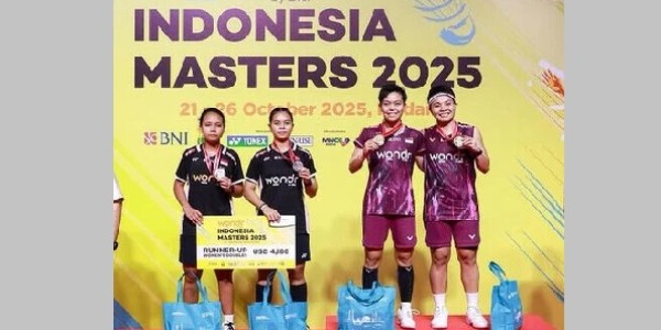 Usai Juara Indonesia Masters II 2025, Apriyani/Fadia Bukti Chemistry Makin Kuat