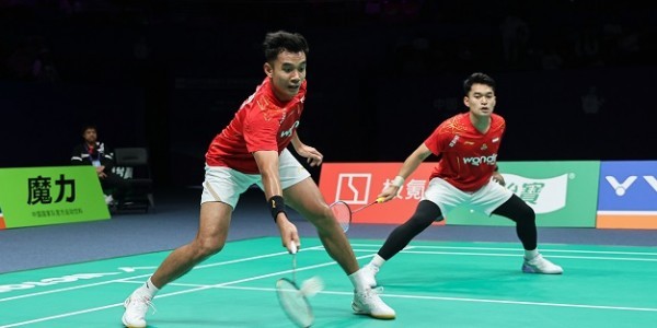 Bagas/Leo Lolos ke Babak 16 Besar Hylo Open 2025