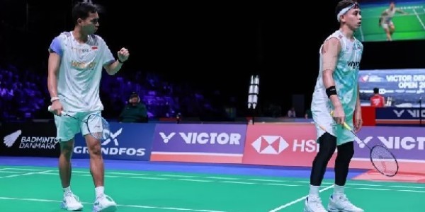 Comeback Hebat Rian Ardianto/Rahmat Hidayat Tutup Hari Pertama Indonesia di Hylo Open 2025