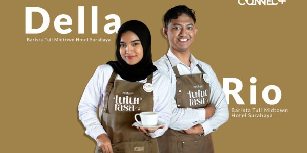 Midtown Hotel Surabaya Hadirkan Berry Fit Latte, Kreasi Inspiratif Barista Tuli Kopi Tutur Rasa