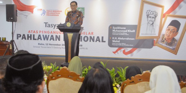 Tasyakuran Fraksi PKB MPR Atas Gelar Pahlawan