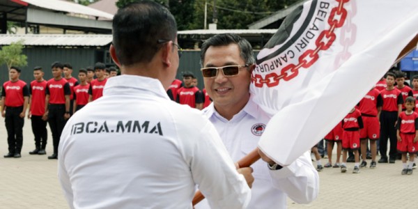 Bersama Jenderal Gatot, Bang Azran Targetkan DKI Juara Umum Kejurnas IBCA MMA 2025 di Mako Brimob