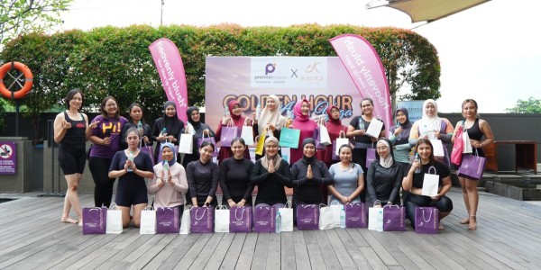 Aqua Yoga di Senja, Cara Unik Premier Place Hotel Peringati Hari Kesehatan Nasional