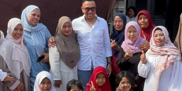 Meski Diputus Non Aktif dari DPR RI, Warga Kebon Bawang Solid Dukung Ahmad Sahroni