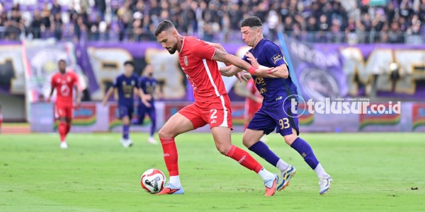 FOTO: Persita Ditahan Imbang Malut United di Indomilk Arena
