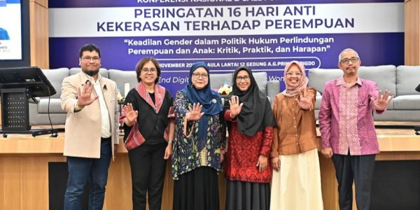Dorong Reformasi Hukum Berperspektif Gender, FH UNAIR Pimpin Konferensi Kolaborasi di Peringatan 16 HAKTP