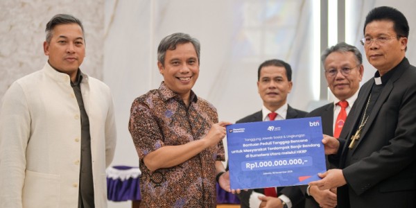 BTN dan HKBP Inisiasi Salurkan Bantuan Bencana Banjir Ke Sumatera Bagian Utara