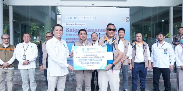 Respons Cepat Bencana Sumatra, ITS Salurkan Bantuan dan Turunkan Satgas Kemanusiaan