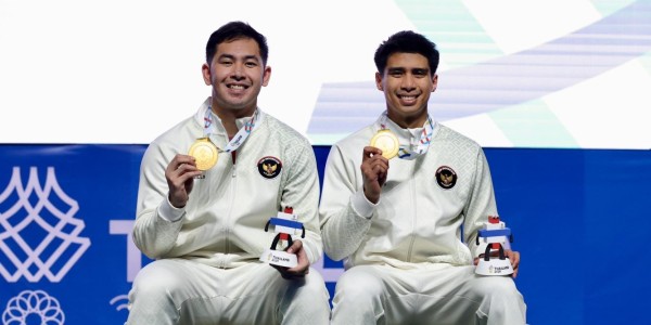 Ganda Putra Sabar/Reza Tambah Medali Emas Bulutangkis SEA Games 2025 Thailand