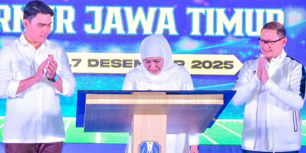 Gubernur Khofifah Resmikan Sarpras SMANOR, Optimis Lahirkatkan Atlet Berprestasi Dunia