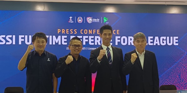 PSSI dan I.League Resmi Perkenalkan Yudai Yamamoto Jadi Wasit Asing Full-Time Pertama di Super League