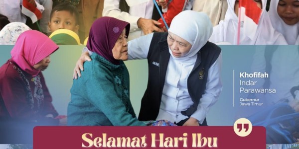 Hari Ibu, Gubernur Khofifah Ajak Bahagiakan dan Lindungi Perempuan