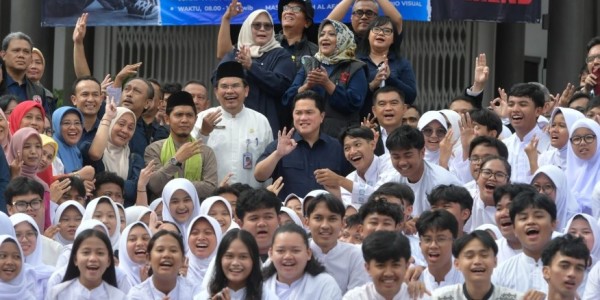Menpora Erick Pesan Para Siswa Harus Saling Menyayangi dan Respek