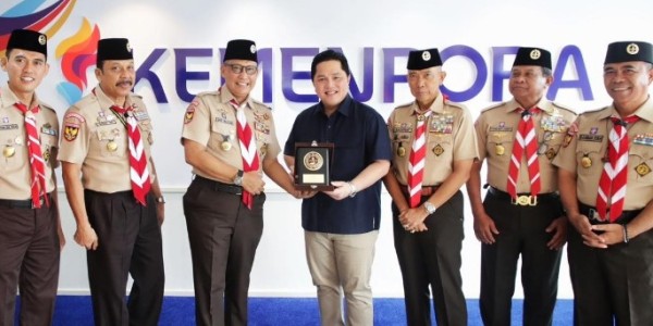 Menpora RI dan Kwarnas Gerakan Pramuka Sepakati Sinkronisasi Program