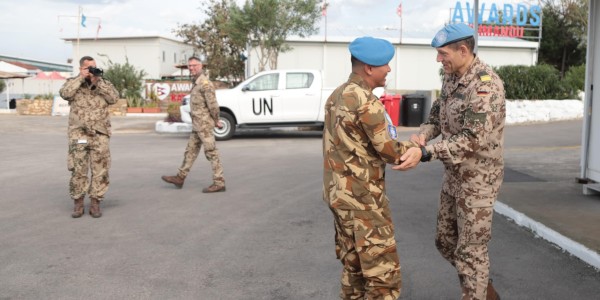 Satgas MTF TNI Konga XXVIII-P/UNIFIL Laksanakan Courtesy Call di Naqoura Jelang Akhir Misi