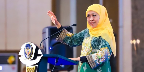 Hadiri Sosialisasi dan Kerja Sama Kepala BPN Jatim Bersama PW Muslimat NU Jatim, Gubernur Khofifah Dorong Percepatan Sertifikasi Aset Organisasi
